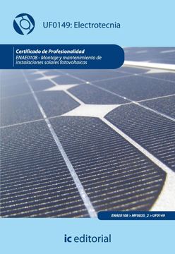 portada (I. B. D. )Electrotecnia. Enae0108 - Montaje y Mantenimiento de Instalaciones Solares Fotovoltaicas