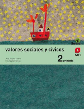 portada Valores Sociales y Cívicos. 2 Primaria. Savia (in Spanish)