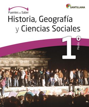 portada Historia, Geografía Y Ciencias Sociales 1 Medio Puentes del Saber Novedad