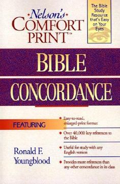 portada nelson's comfort print bible concordance (en Inglés)