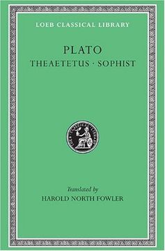 portada Plato, Vii, Theaetetus. Sophist (Loeb Classical Library) (en Inglés)