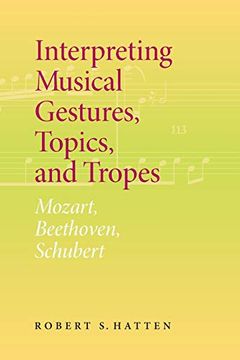 portada Interpreting Musical Gestures, Topics, and Tropes: Mozart, Beethoven, Schubert (Musical Meaning and Interpretation) (en Inglés)