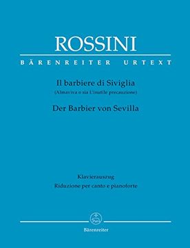 portada Il Barbiere di Siviglia / der Barbier von Sevilla / the Barber of Seville