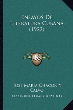 portada Ensayos de Literatura Cubana (1922) (in Spanish)