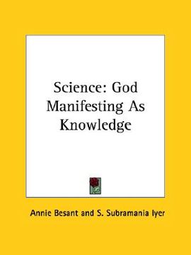 portada science: god manifesting as knowledge