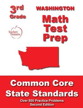 portada Washington 3rd Grade Math Test Prep: Common Core State Standards