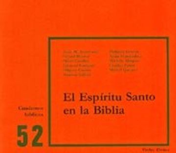 portada El Espíritu Santo en la Biblia: Cuaderno Bíblico 52 (Cuadernos Bíblicos)