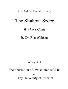 portada Shabbat Seder Teacher's Guide (en Inglés)