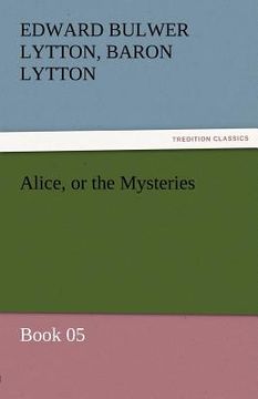 portada alice, or the mysteries - book 05 (en Inglés)