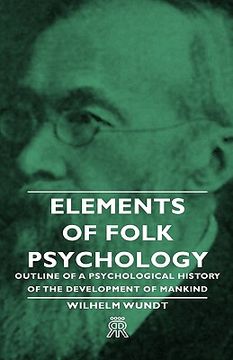 portada elements of folk psychology - outline of a psychological history of the development of mankind