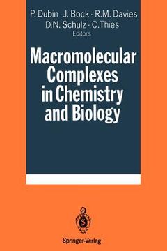portada macromolecular complexes in chemistry and biology
