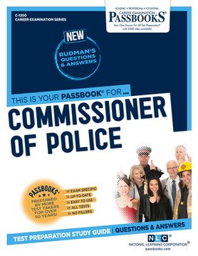 portada Commissioner of Police (C-1200): Passbooks Study Guide Volume 1200 (en Inglés)