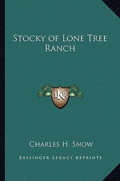 portada stocky of lone tree ranch (in English)