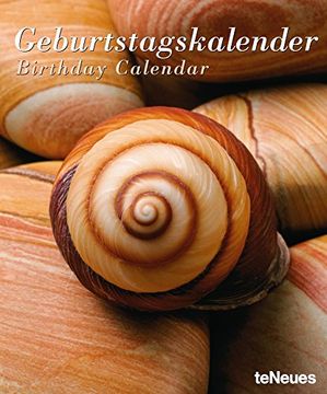portada 2016 Shells & Stones 22 x 26.5 Birthday Calendar (in German)
