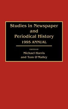 portada Studies in Newspaper and Periodical History: 1995 Annual (en Inglés)