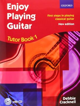 portada Enjoy Playing Guitar Tutor Book 1 + CD: First steps in playing classical guitar
