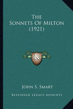 portada the sonnets of milton (1921) (en Inglés)