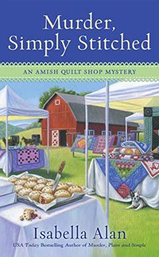 portada Murder, Simply Stitched (Amish Quilt Shop Mystery) (en Inglés)