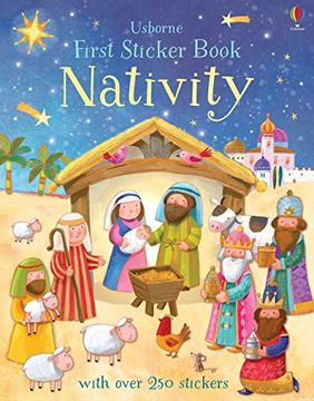 portada First Sticker Book Nativity (First Sticker Books) (en Inglés)