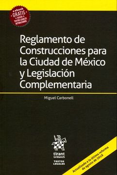 portada Reglamento de Construcciones Para la Ciudad de Mexico y Legislacion Complementario