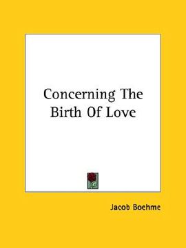 portada concerning the birth of love (en Inglés)