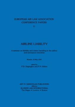 portada european air law association series 11th annual conference