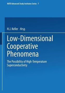portada Low-Dimensional Cooperative Phenomena: The Possibility of High-Temperature Superconductivity