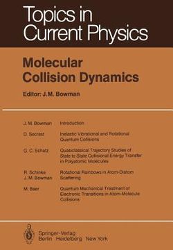 portada molecular collision dynamics (en Inglés)