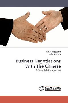 portada business negotiations with the chinese (en Inglés)