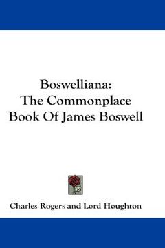 portada boswelliana: the commonplace book of james boswell