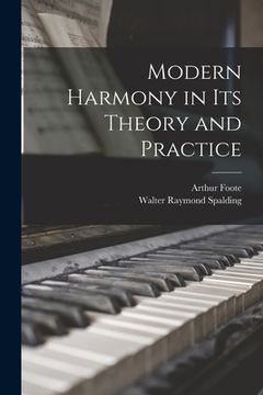 portada Modern Harmony in Its Theory and Practice