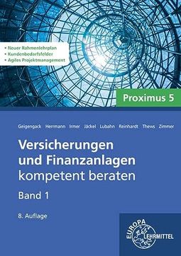 portada Versicherungen und Finanzanlagen Kompetent Beraten: Band 1 - Proximus 5 (en Alemán)