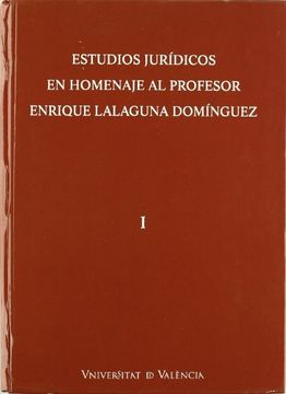 portada ESTUDIOS JURIDICOS EN HOMENAJE AL PROFESOR