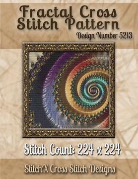 portada Fractal Cross Stitch Pattern: Design No. 5213 (en Inglés)