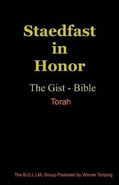 portada Steadfast In Honor: Torah (en Inglés)