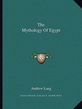 portada the mythology of egypt (en Inglés)