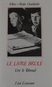 portada Le Livre Brule. Lire le Talmud