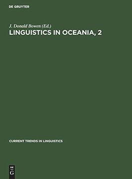 portada Linguistics in Oceania, 2 (Current Trends in Linguistics) (en Inglés)