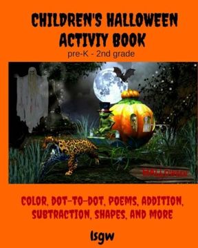 portada Children's Halloween Activity Book: Pre-K through 2nd grade