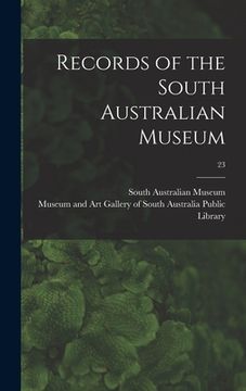 portada Records of the South Australian Museum; 23 (in English)