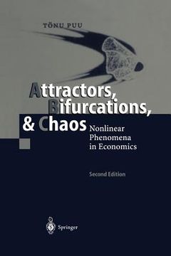 portada attractors, bifurcations, & chaos: nonlinear phenomena in economics (in English)