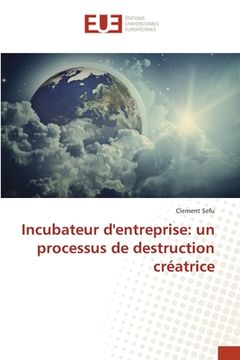 portada Incubateur d'entreprise: un processus de destruction créatrice (en Francés)