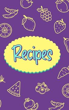portada Recipes Food Journal Hardcover: Kitchen Conversion Chart, Diary Food Journal, Meal Planner, Recipe Notebook