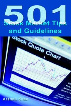 portada 501 stock market tips and guidelines (en Inglés)