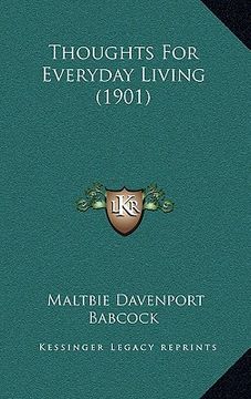 portada thoughts for everyday living (1901) (in English)