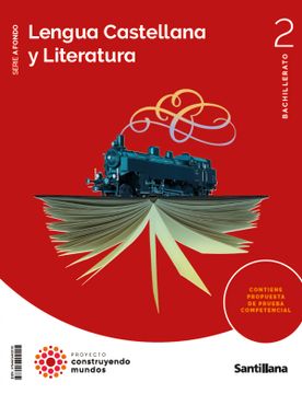 portada Lengua y Literatura 2º Bachillerato a Fondo Construyendo Mundos ed 2023 (in Spanish)