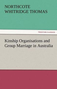 portada kinship organisations and group marriage in australia (en Inglés)