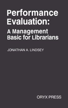 portada performance evaluation: a management basic for librarians (en Inglés)