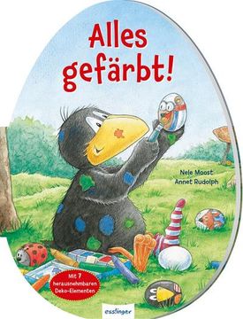 portada Der Kleine Rabe Socke: Alles Gefärbt! Konturgestanzt (en Alemán)
