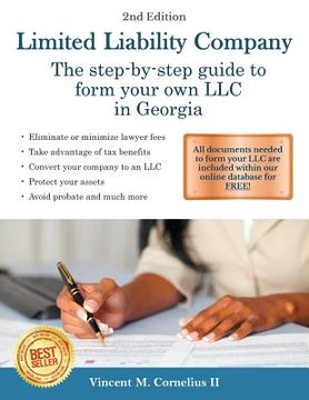 portada Limited Liability Company: The Step-by-Step Guide to Form Your Own LLC in Georgia (en Inglés)